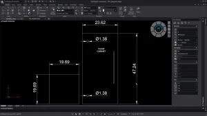DraftSight Technical Drawing Details