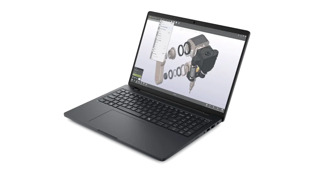 Dell Pro Max 16 Facing Left