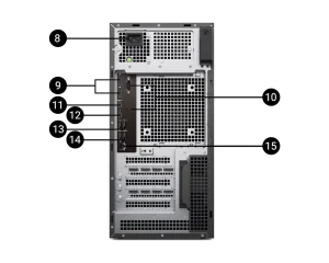Dell Pro Max Tower T2 Desktop-High End 2026_Rear